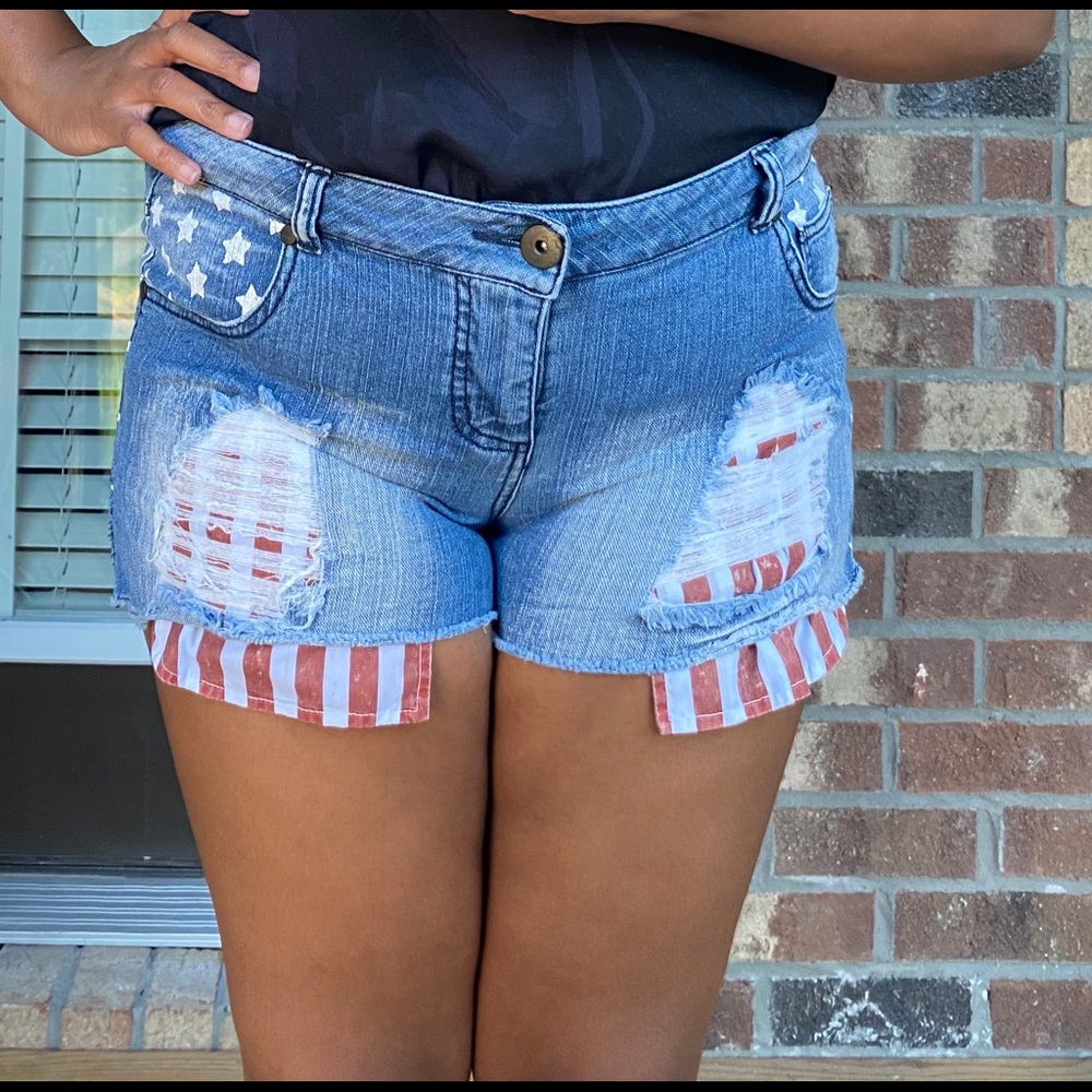 American Flag Shorts